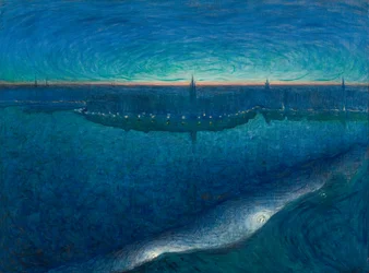 Morgendämmerung über Riddarfjärden